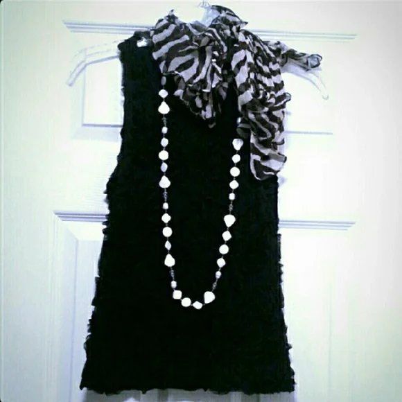 โจ๐ MOP Mother of Pearl Crystal Shell Long Necklace - Picture 3 of 5